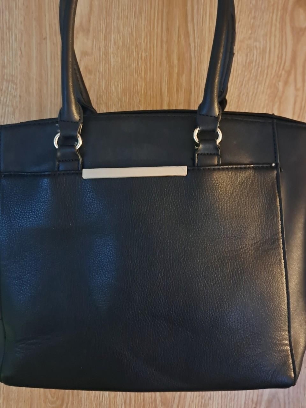 Apt. 9 Black Tote with Gold Hardware